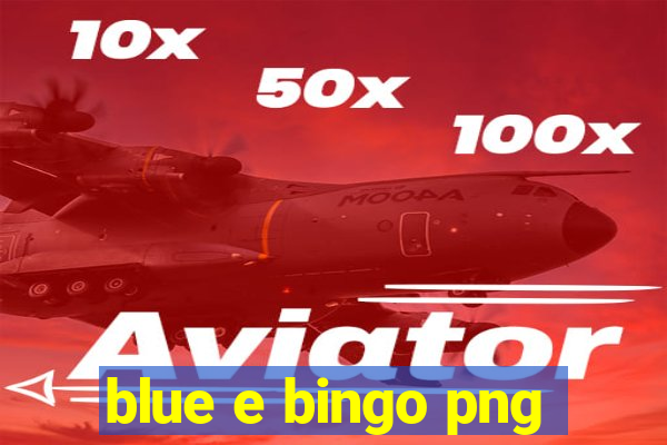 blue e bingo png